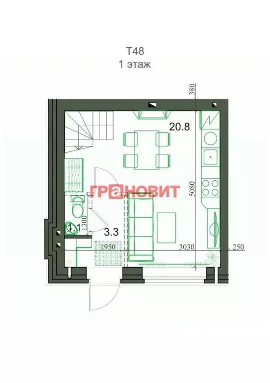 Таунхаус в Новосибирская область, Новосибирский район, Станционный ... - Фото 1