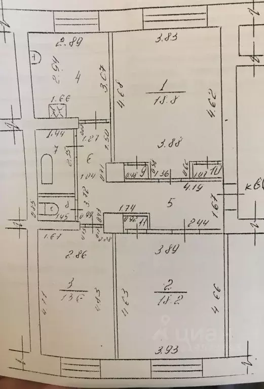 3-к кв. Нижегородская область, Саров просп. Ленина, 6 (75.8 м) - Фото 0