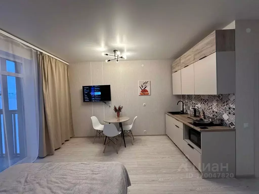 Студия Пермский край, Пермь ул. Барамзиной, 32В (32.0 м) - Фото 2