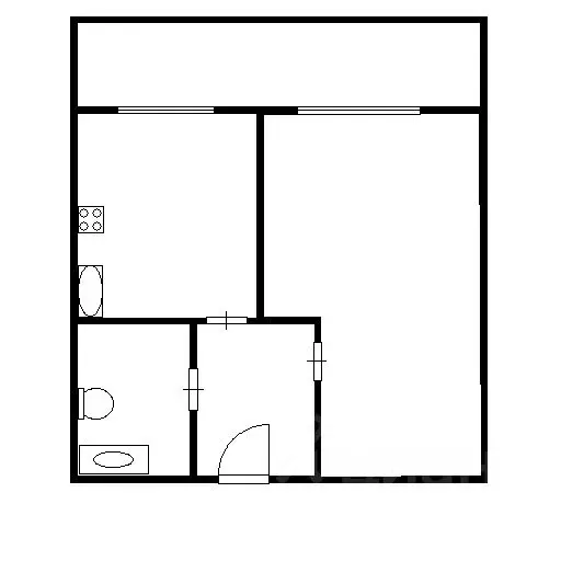 1-к кв. Новосибирская область, Новосибирск ул. Ясный Берег, 6 (36.2 м) - Фото 2
