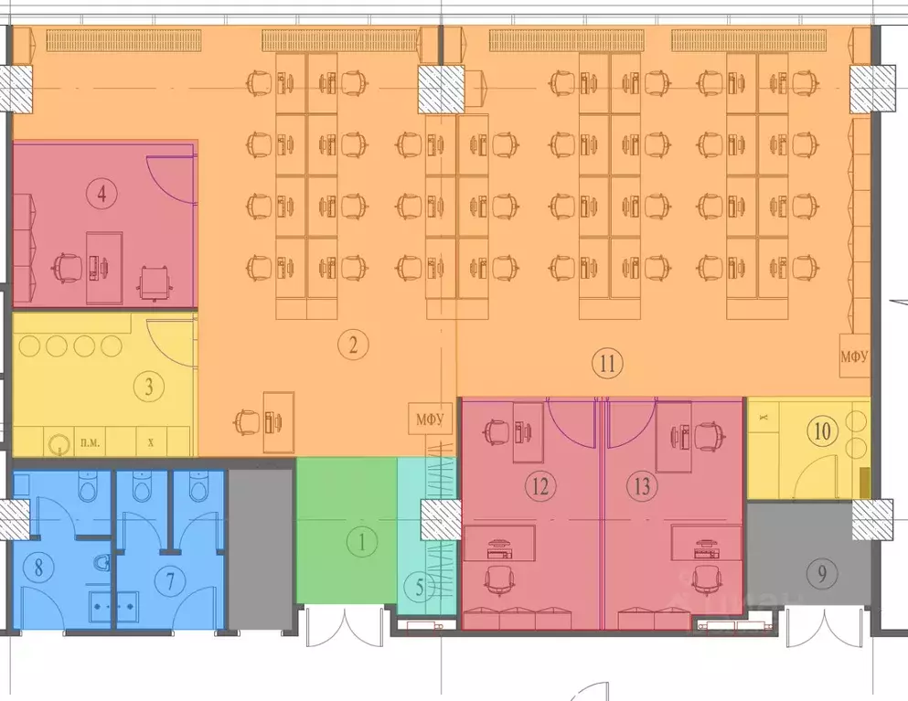 Офис в Москва Головинское ш., 5А (200 м) - Фото 1