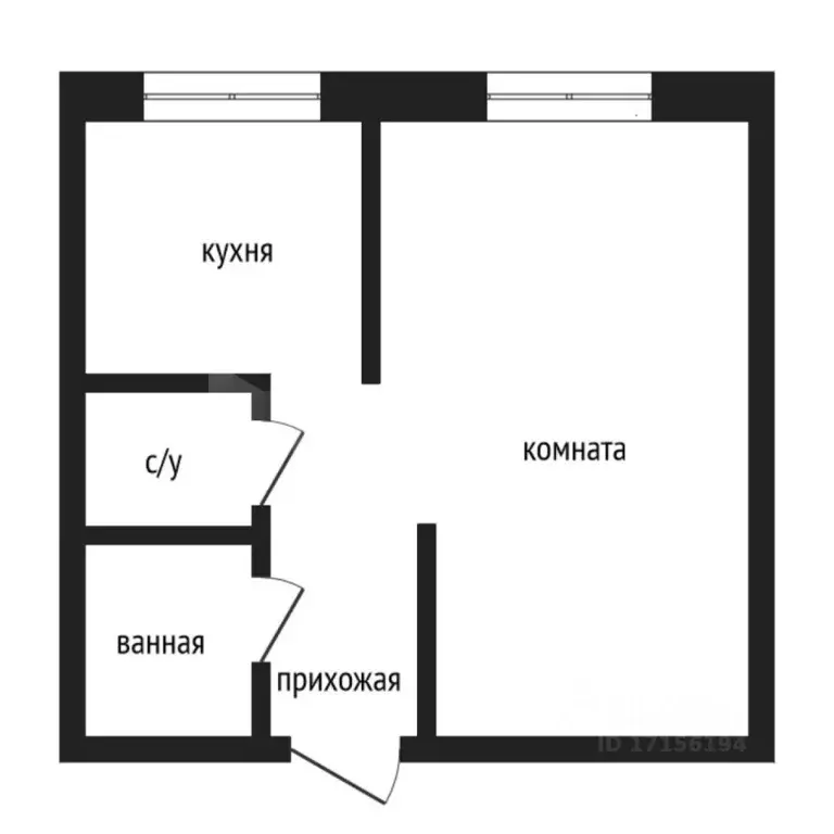 1-к кв. Тюменская область, Тюмень ул. 50 лет Октября, 72 (29.8 м) - Фото 1