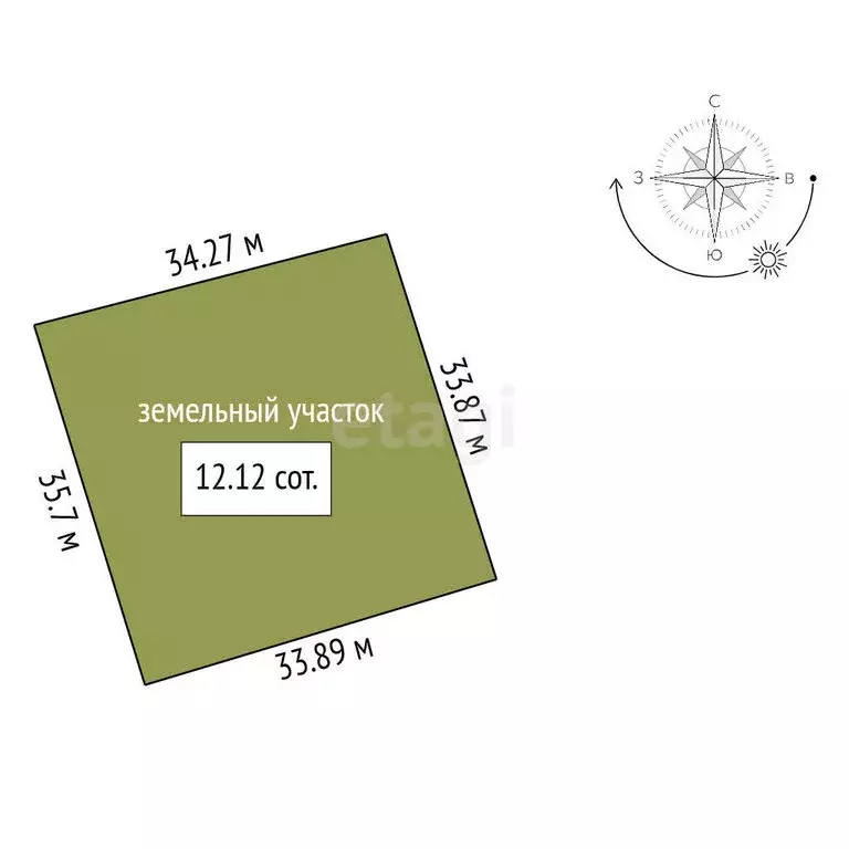 Дом в село Казанское, Снежная улица (91 м) - Фото 1