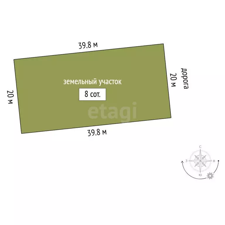 Участок в Тукаевский район, деревня Азьмушкино, микрорайон Подсолнухи, ... - Фото 1