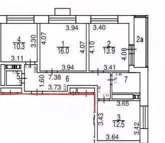 3-к кв. Москва ул. Воейкова, 2 (75.0 м) - Фото 2