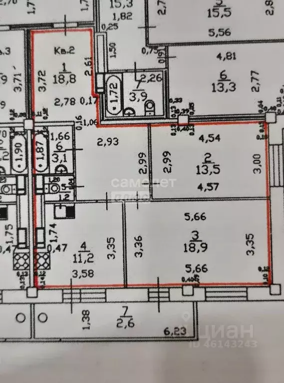 2-к кв. Марий Эл, Йошкар-Ола ул. Конакова, 62 (75.0 м) - Фото 2
