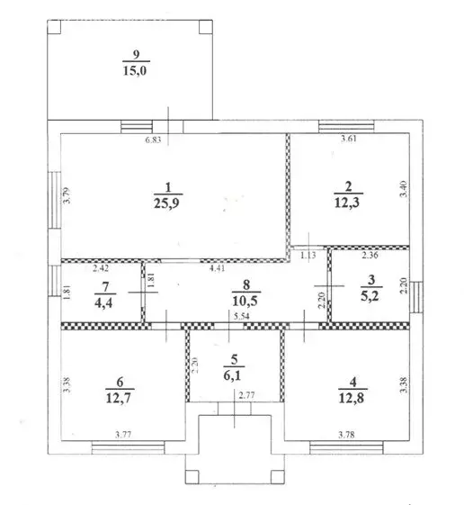 Дом в село Стрелецкое, микрорайон Стрелецкое-59 (110 м) - Фото 1