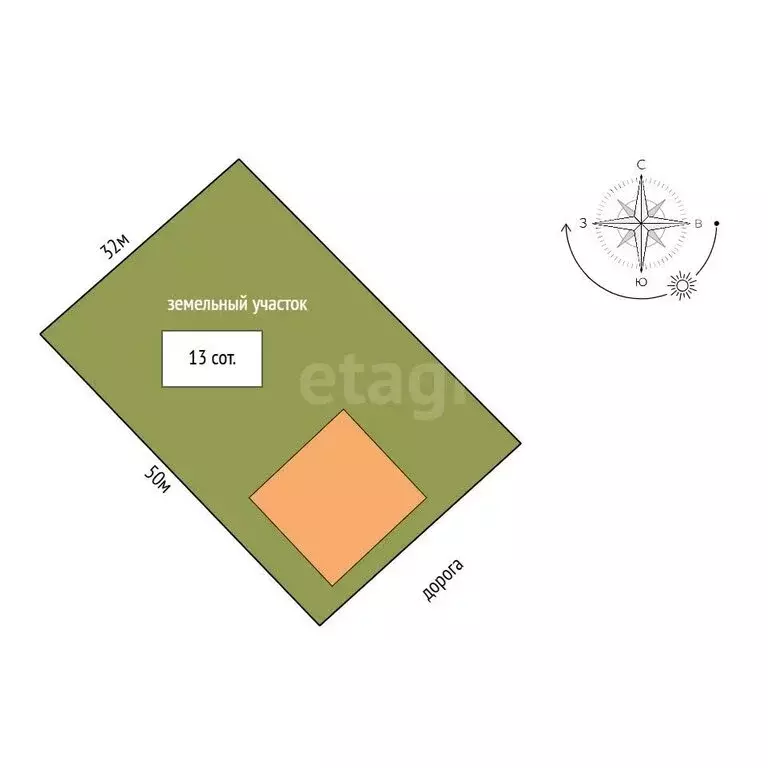 Дом в Льговское, улица Мичурина, 96 (55.7 м) - Фото 2