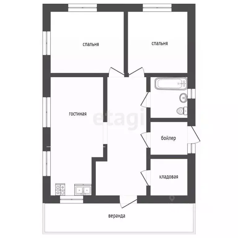 Дом в Вологодская область, Череповецкий район, д. Ирдоматка  (90 м) - Фото 1