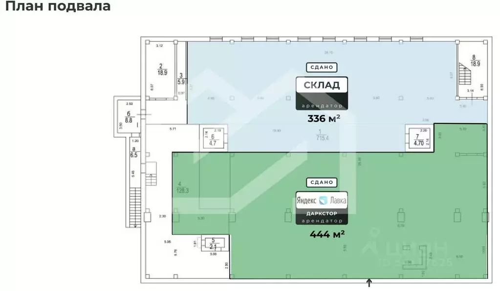 Помещение свободного назначения в Москва 1-я Хуторская ул., 8 (2398 м) - Фото 2