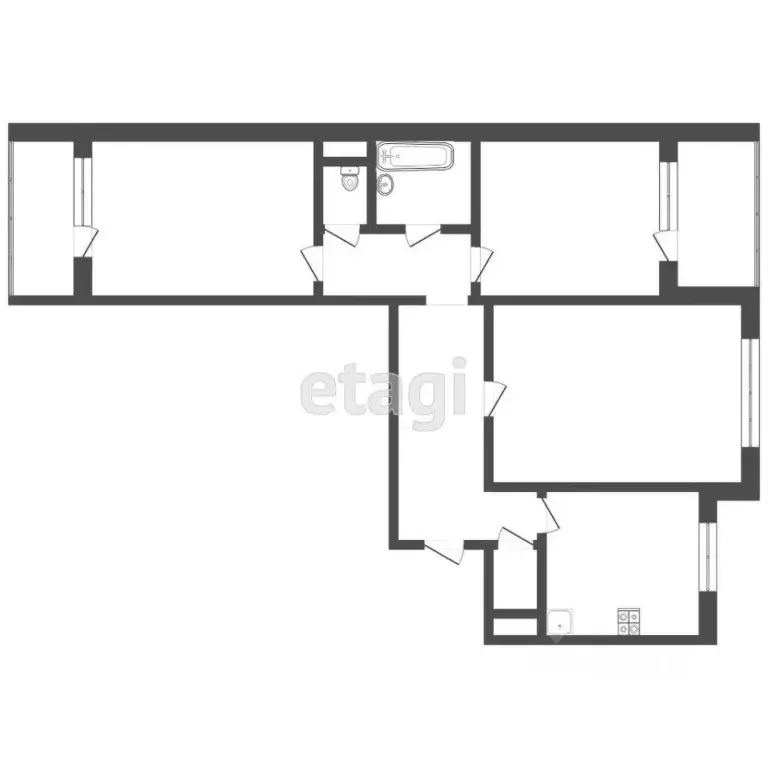 3-к кв. Мордовия, Саранск ул. Воинова, 42 (62.9 м) - Фото 1