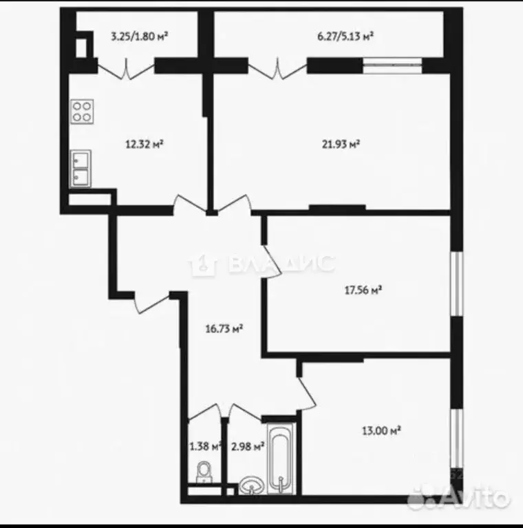3-к кв. Марий Эл, Йошкар-Ола проезд Прибрежный, 4 (84.5 м) - Фото 2