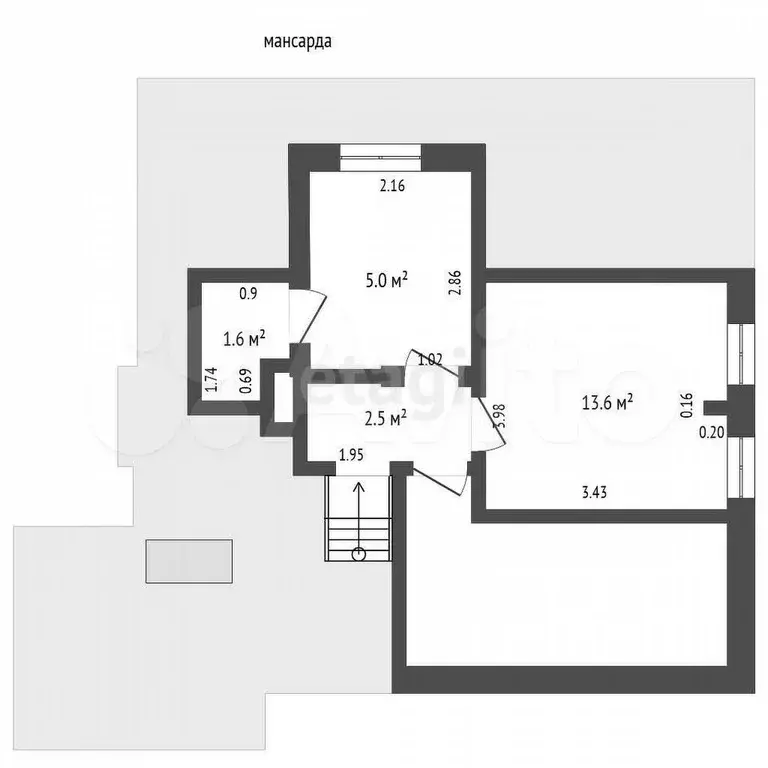 4-к. квартира, 81,1 м, 1/1 эт. - Фото 1