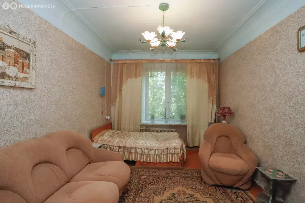 1-комнатная квартира: Иркутск, 2-я Железнодорожная улица, 6 (35 м) - Фото 0