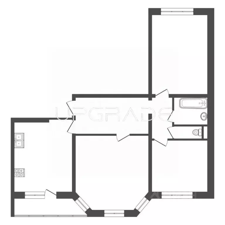 3-к кв. Орловская область, Орел ул. Картукова, 10 (73.0 м) - Фото 1