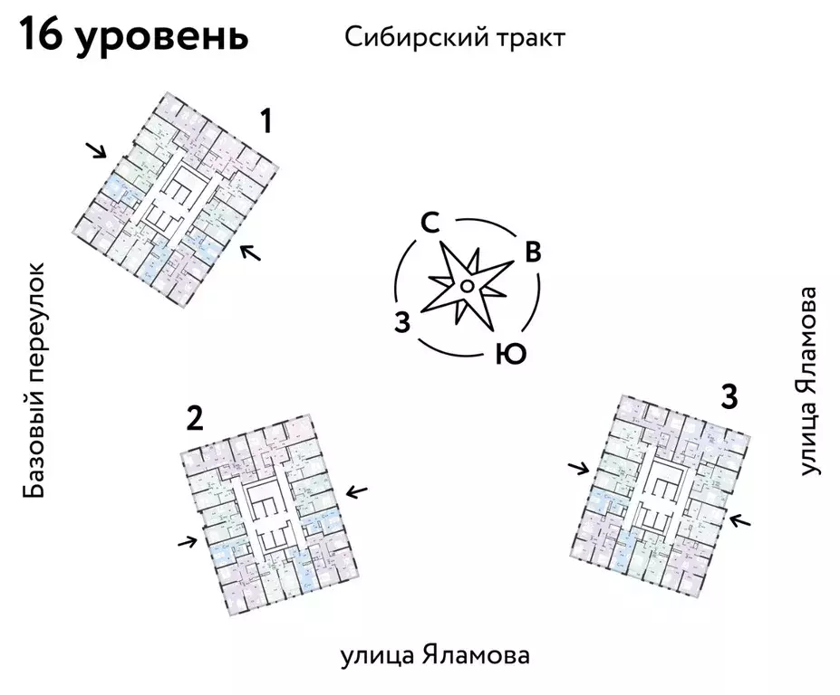 3-к кв. Свердловская область, Екатеринбург тракт Сибирский, 24 (66.54 ... - Фото 0