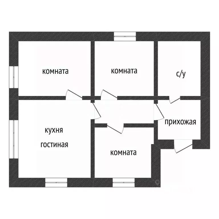 3-к кв. Курганская область, Курган Нижняя Утятка мкр, ул. Центральная, ... - Фото 2