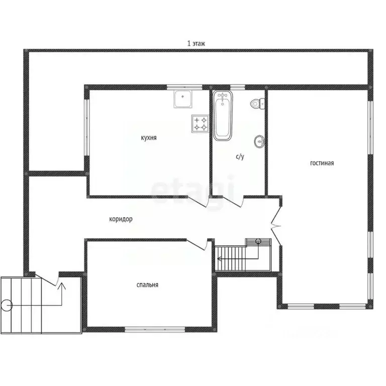 Дом в Башкортостан, Кушнаренковский сельсовет, с. Тарабердино ул. ... - Фото 2