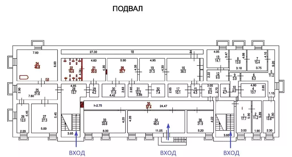 Помещение свободного назначения в Москва Сенежская ул., 3 (593 м) - Фото 1