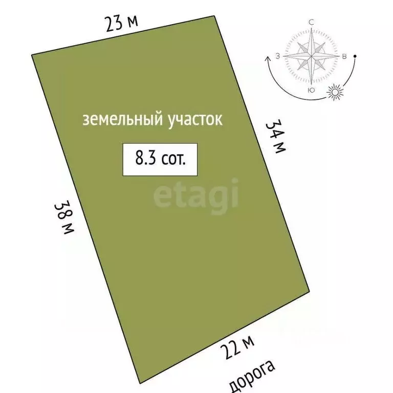 Участок в Тюменская область, Тюмень  (8.3 сот.) - Фото 2