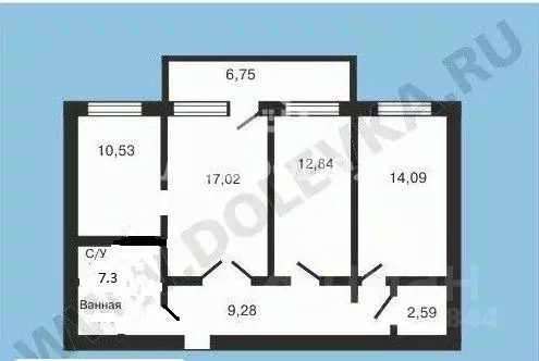 3-к кв. Свердловская область, Екатеринбург бул. Сиреневый, 8 (76.0 м) - Фото 1