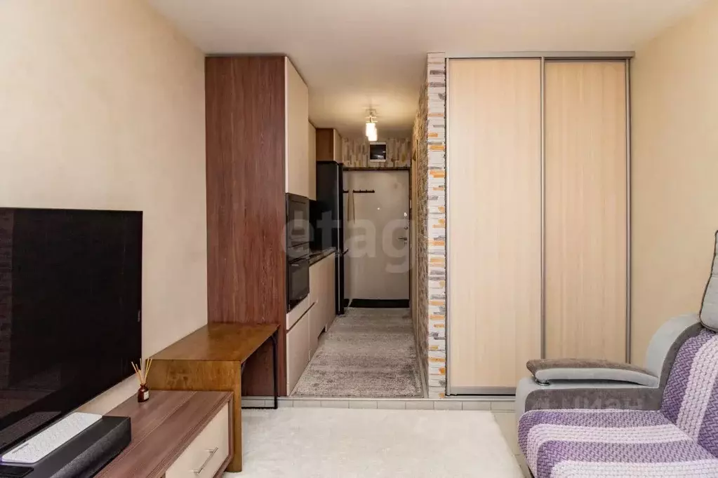 Студия Красноярский край, Красноярск Зеленая Роща мкр, ул. ... - Фото 1