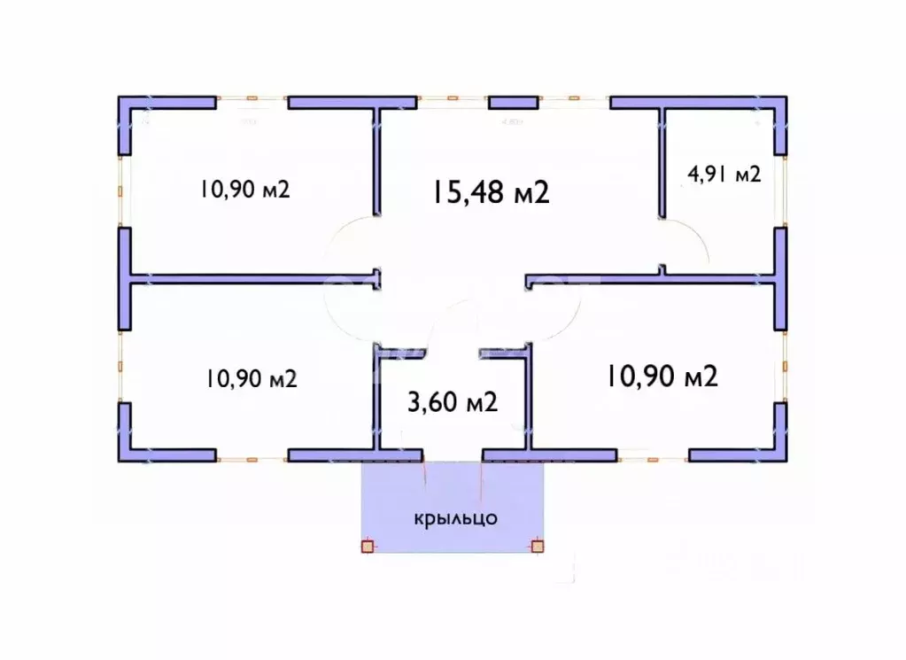 Дом в Московская область, Клин ул. Осенняя (61 м) - Фото 2