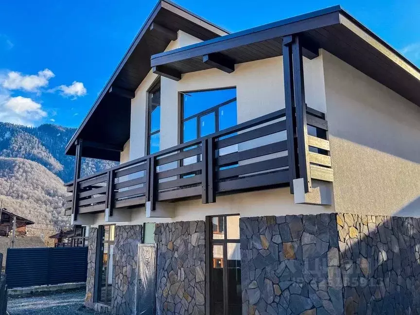 Коттедж в Краснодарский край, Сочи Красная Поляна пгт, ул. Пчеловодов, ... - Фото 2