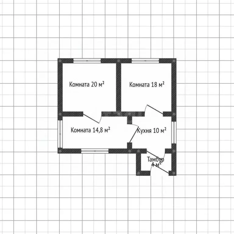 Дом в Адыгея, Майкопский район, Краснооктябрьское с/пос, пос. Табачный ... - Фото 2