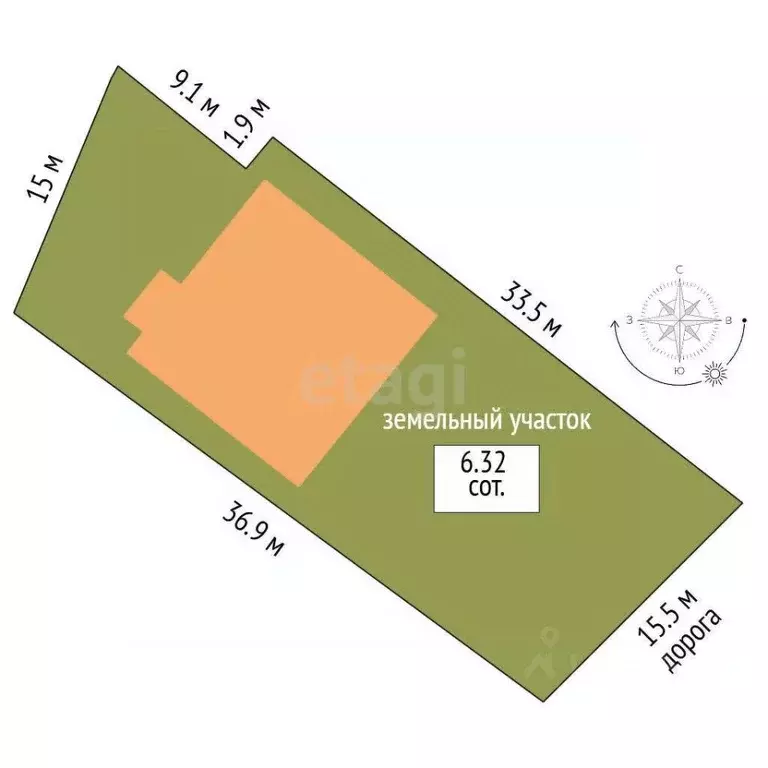 Дом в Крым, Симферопольский район, Перовское с/пос, с. Украинка ул. ... - Фото 2