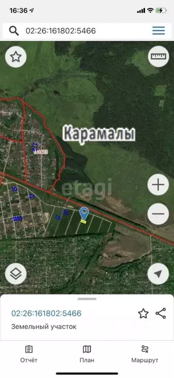 Участок в Башкортостан, Иглинский район, Акбердинский сельсовет, ... - Фото 1