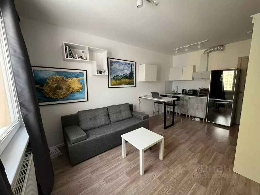 Студия Санкт-Петербург дор. Муринская, 27к2 (21.5 м) - Фото 1
