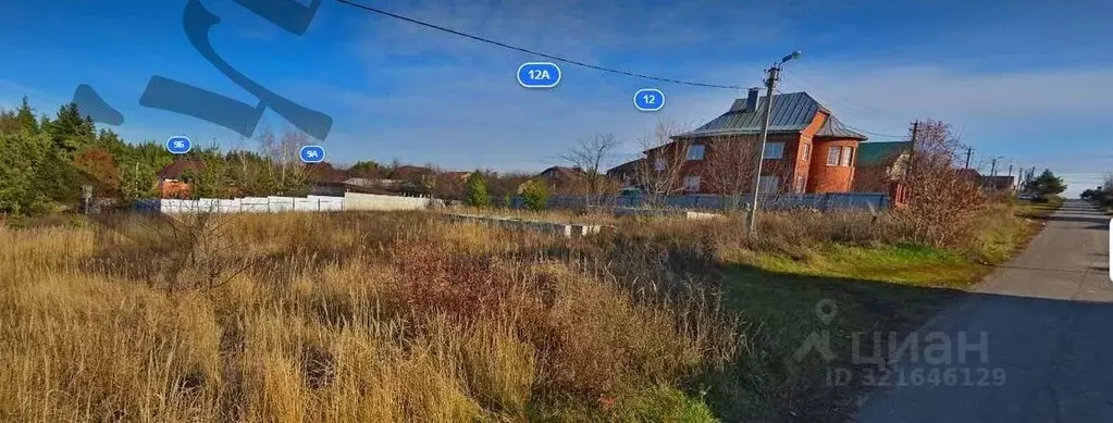 Участок в Белгородская область, Белгород Репное мкр, пер. 1-й ... - Фото 0
