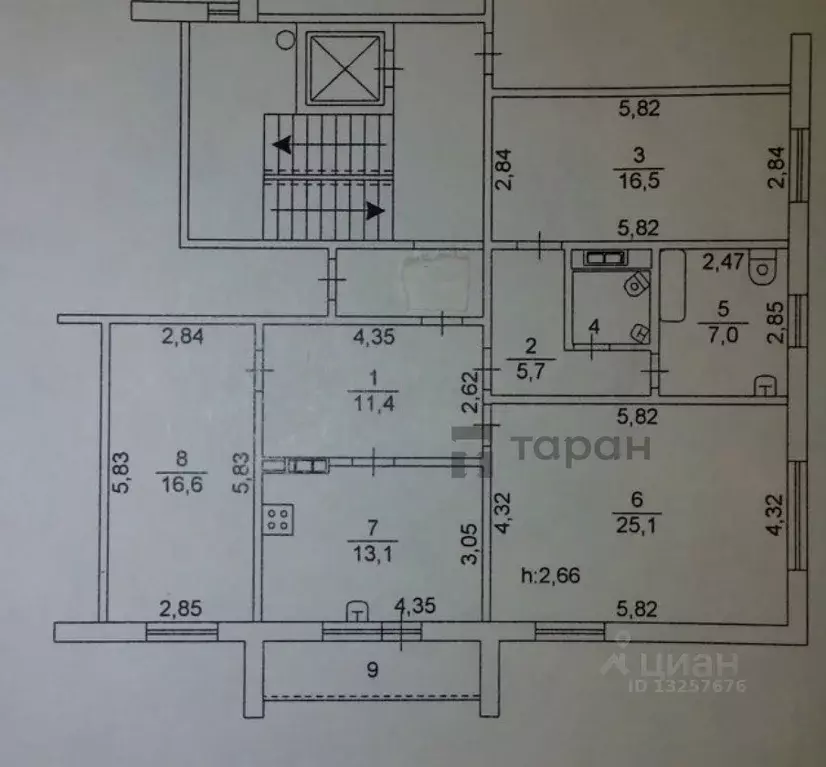 3-к кв. Челябинская область, Челябинск ул. Зальцмана, 10 (97.6 м) - Фото 2