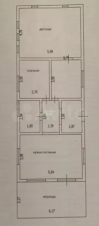 Дом 90 м на участке 6,4 сот. - Фото 0