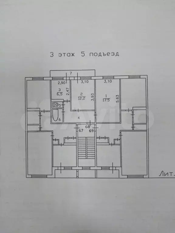 2-к. квартира, 49 м, 3/5 эт. - Фото 0