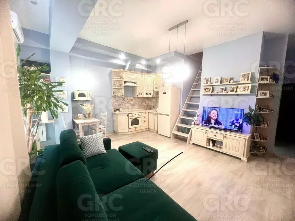 Студия Краснодарский край, Сочи Адлер жилрайон, ул. Троицкая, 33 (32.9 ... - Фото 1