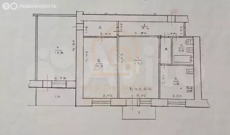 3-комнатная квартира: Воронеж, улица Берёзовая Роща, 70 (57.3 м) - Фото 1