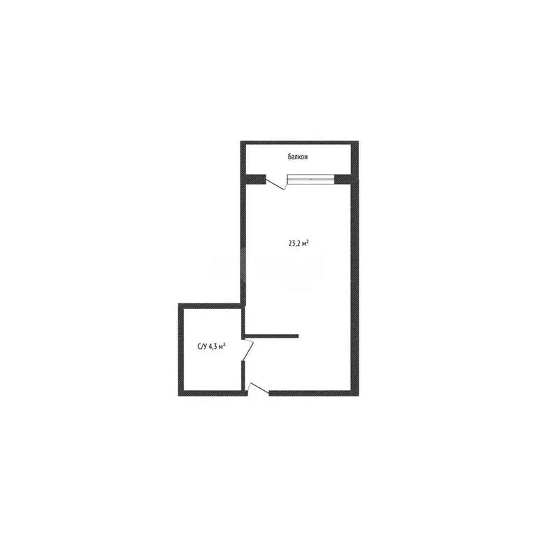 Квартира-студия: Краснодар, Командорская улица, 3к2 (23.2 м) - Фото 0
