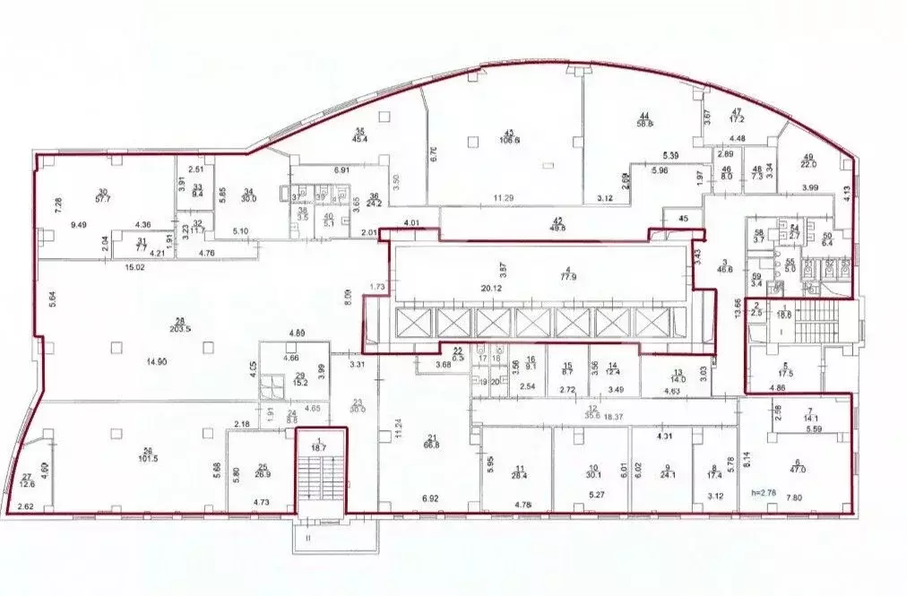 Помещение свободного назначения в Москва ул. Ивана Франко, 8 (1589 м) - Фото 2
