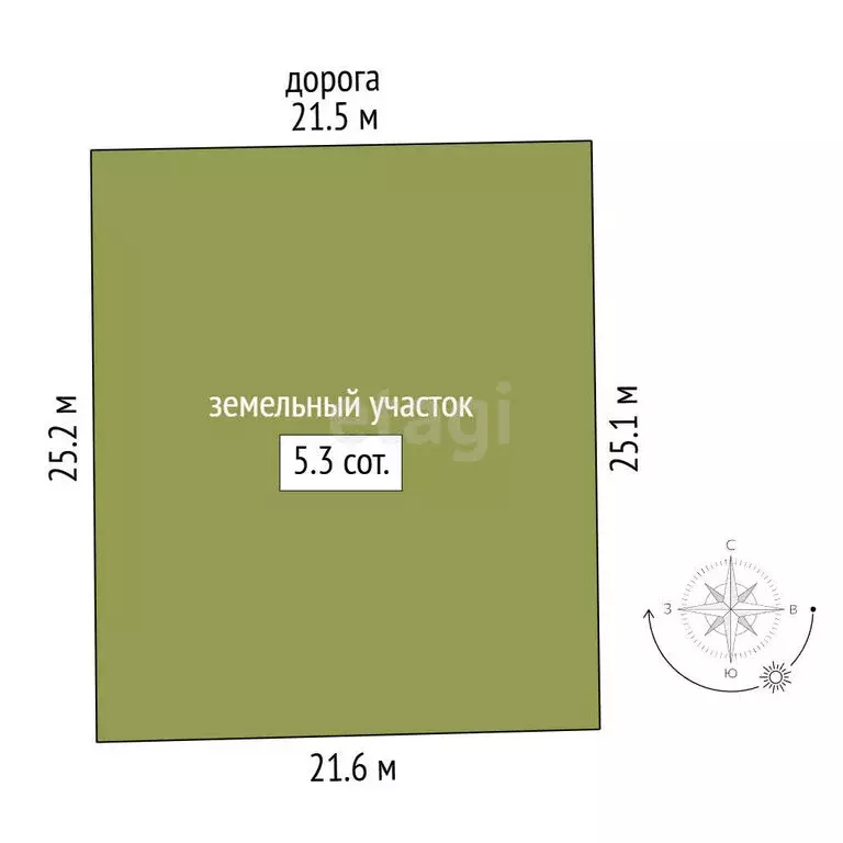 Участок в Белогорск, улица Арзу (5.32 м) - Фото 1