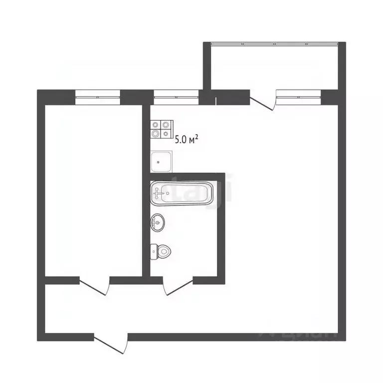 2-к кв. Камчатский край, Петропавловск-Камчатский ул. Горького, 16 ... - Фото 2