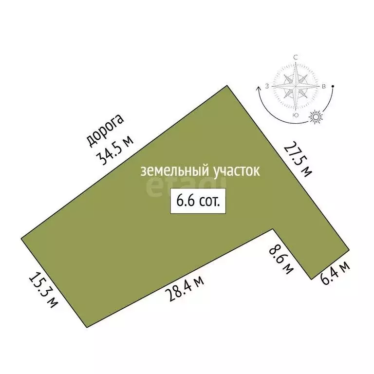 Участок в Челябинская область, Сосновский муниципальный округ, деревня ... - Фото 1