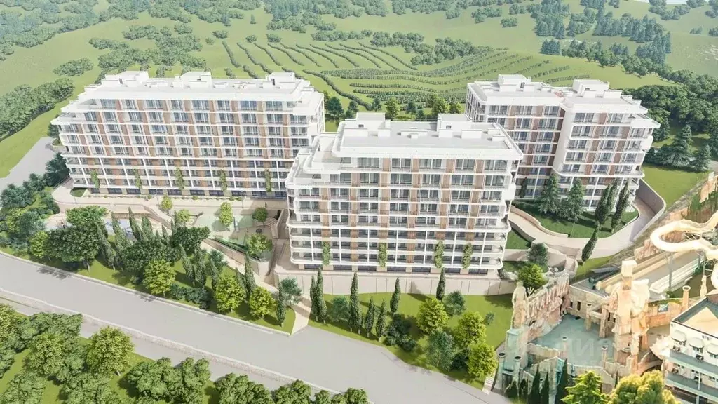 1-к кв. Крым, Ялта Атлантида жилой комплекс (69.4 м) - Фото 2