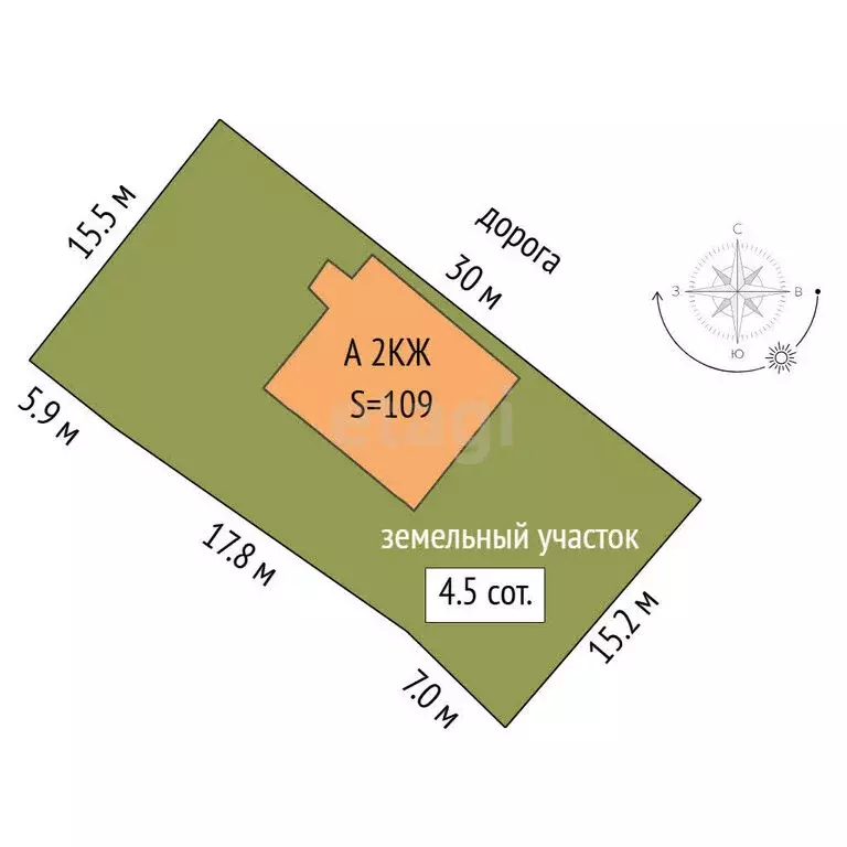 Дом в Тюмень, садовое товарищество Корабельщик, Молодёжная улица (109 ... - Фото 1