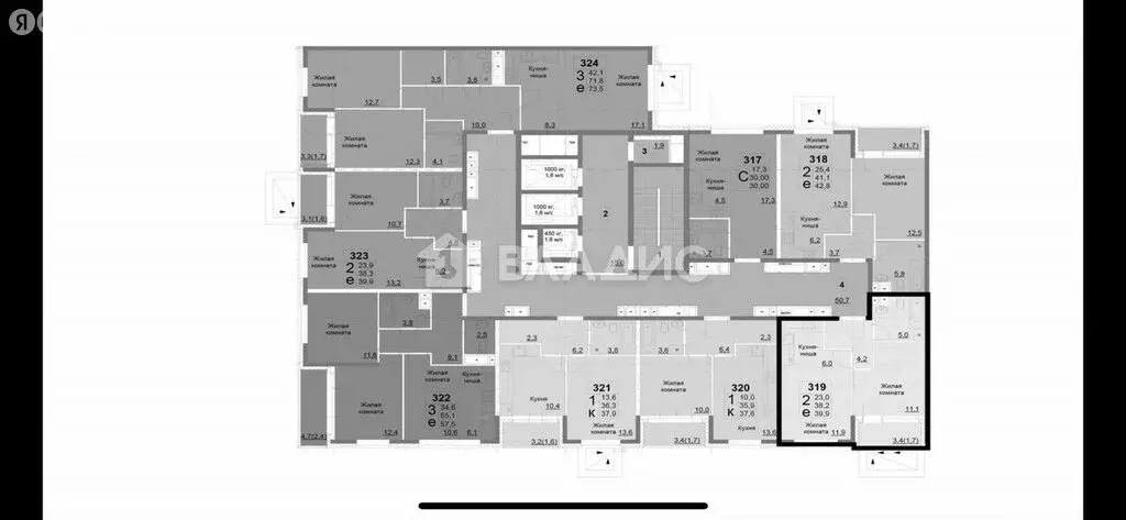2-комнатная квартира: Москва, Фестивальная улица, 15к4 (40 м) - Фото 0