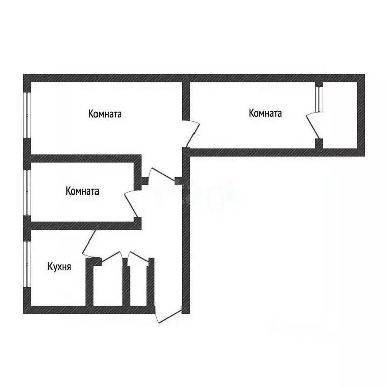 3-к кв. Алтайский край, Бийск ул. Михаила Митрофанова, 10 (55.8 м) - Фото 2