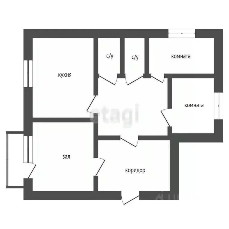 3-к кв. Свердловская область, Горноуральский пгт 25 (59.0 м) - Фото 1