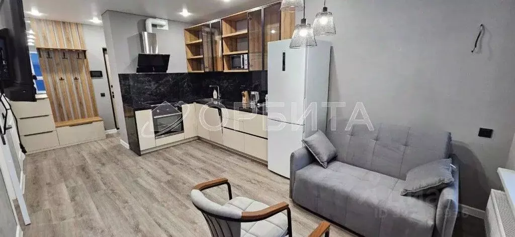 1-к кв. Тюменская область, Тюмень ул. Пожарных и Спасателей, 14 (40.9 ... - Фото 1