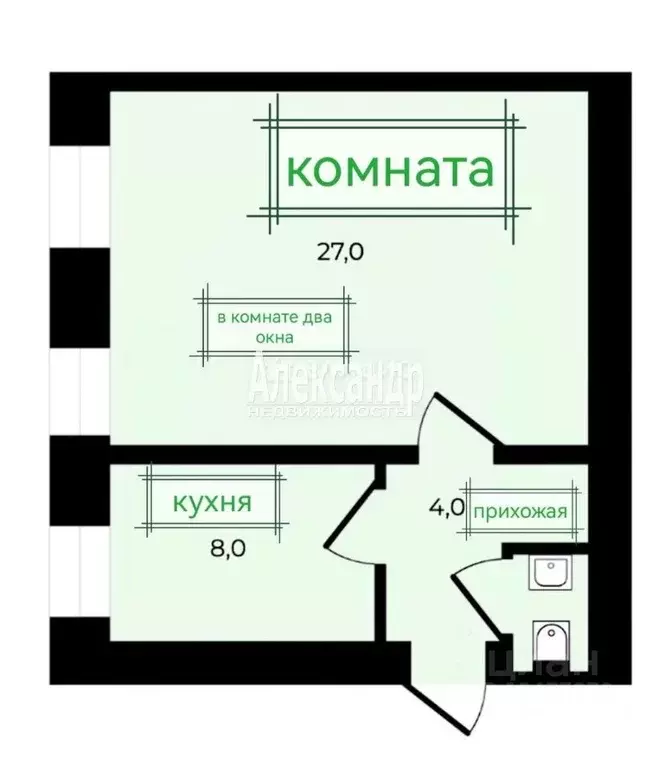 1-к кв. Санкт-Петербург Невский просп., 134Б (39.3 м) - Фото 1